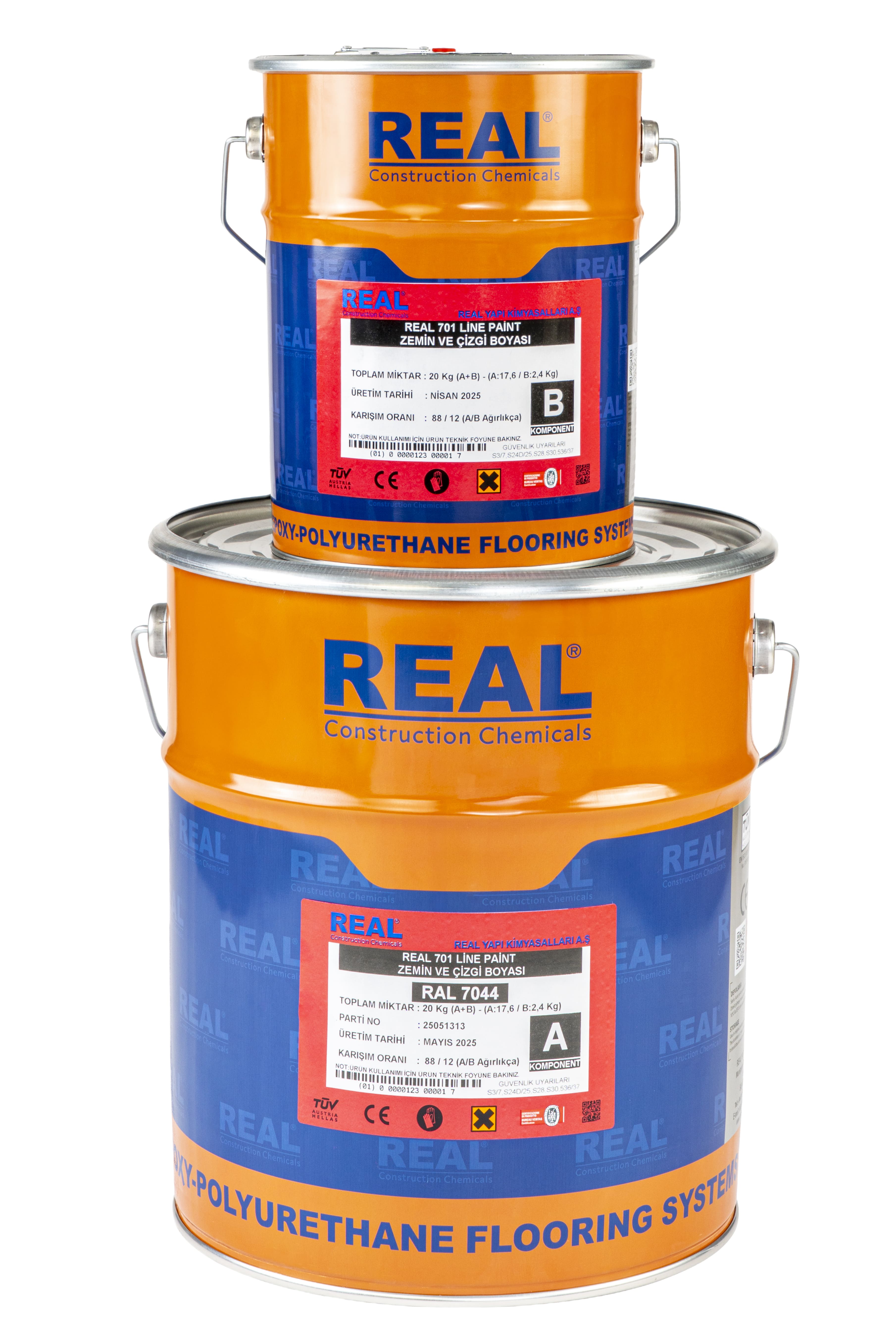 REAL 701 LINE PAINT  ÇİZGİ BOYASI 2K