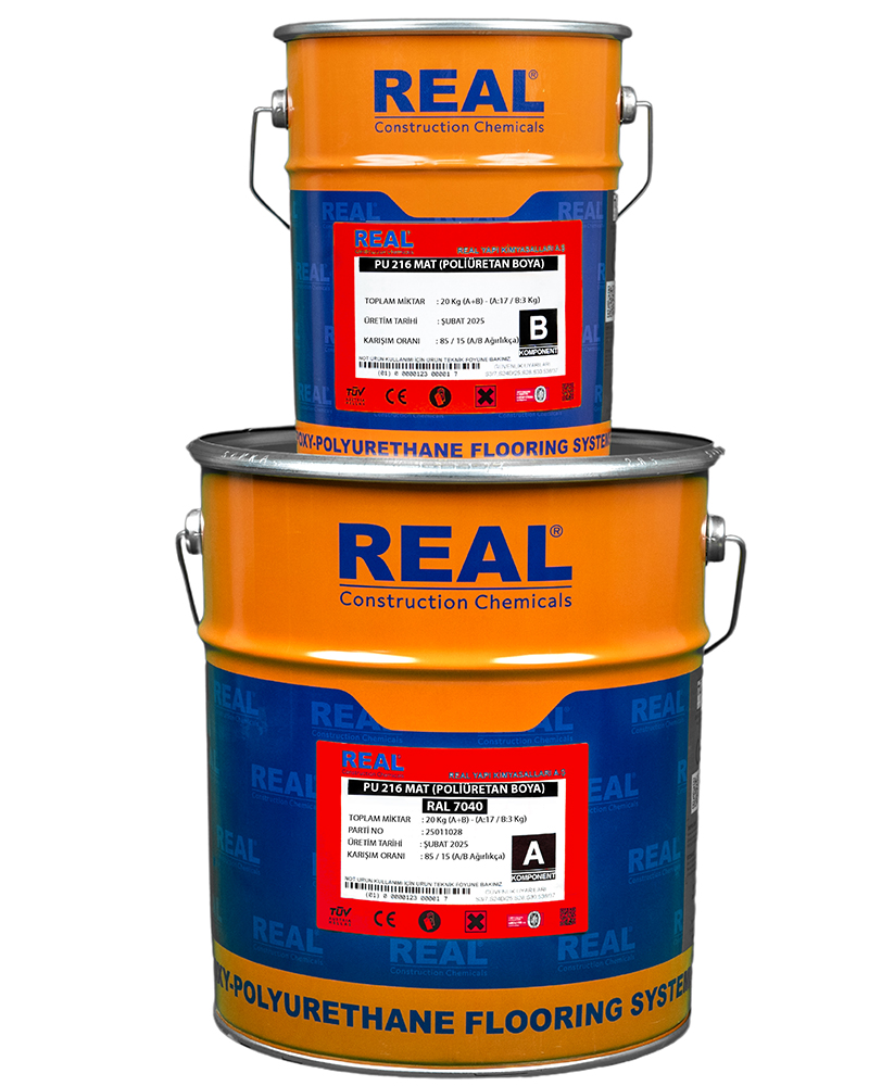 REAL PU 250 UV DAYANIMLI POLİÜRETAN BOYA