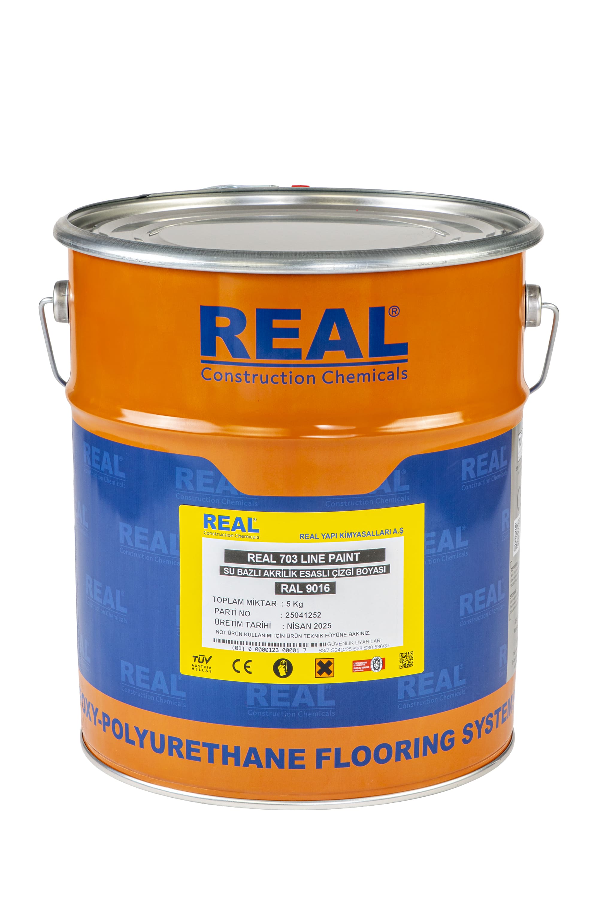 REAL 703 LINE PAINT - SU BAZLI AKRİLİK ÇİZGİ BOYASI