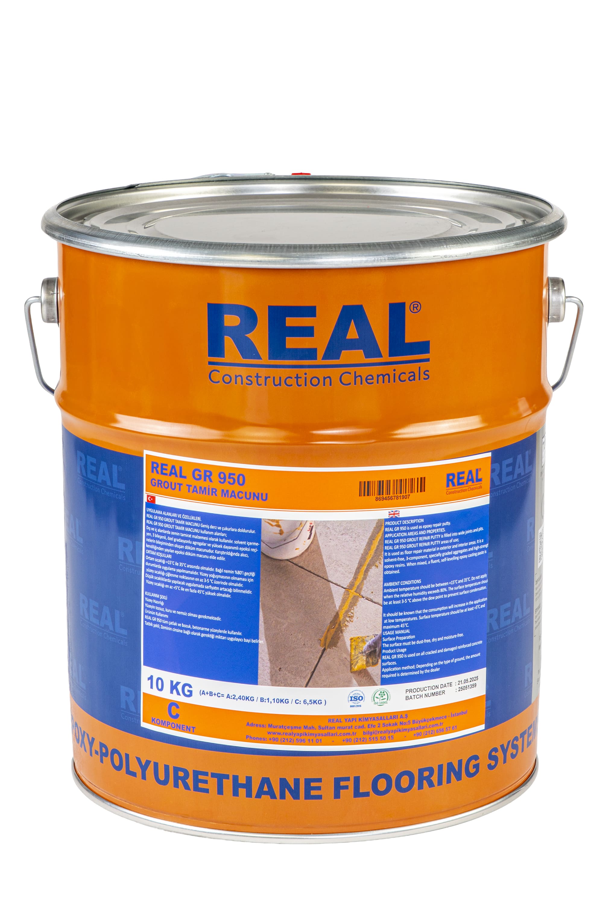 REAL GR 950 GROUT TAMİR MACUNU