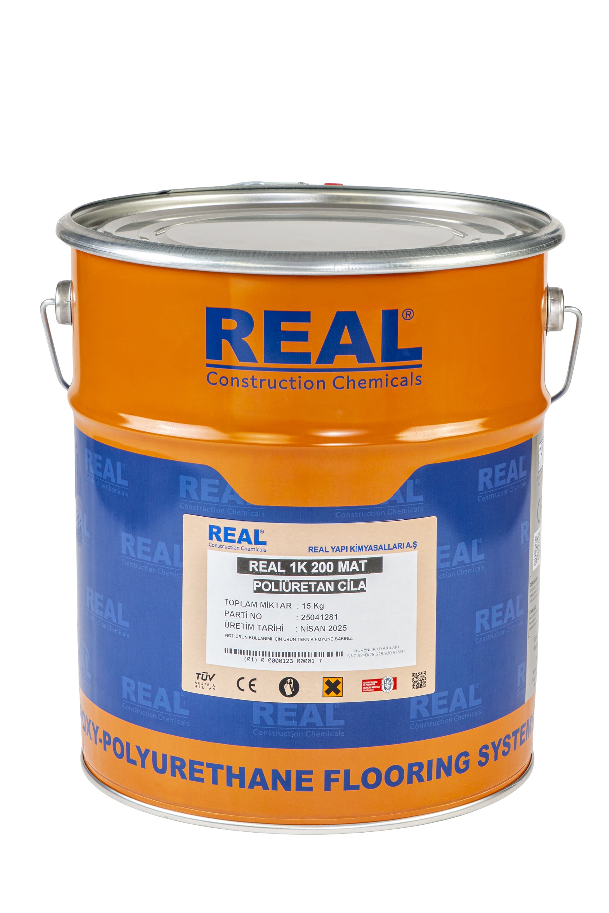 REAL 1K 200 - MAT POLİÜRETAN CİLA