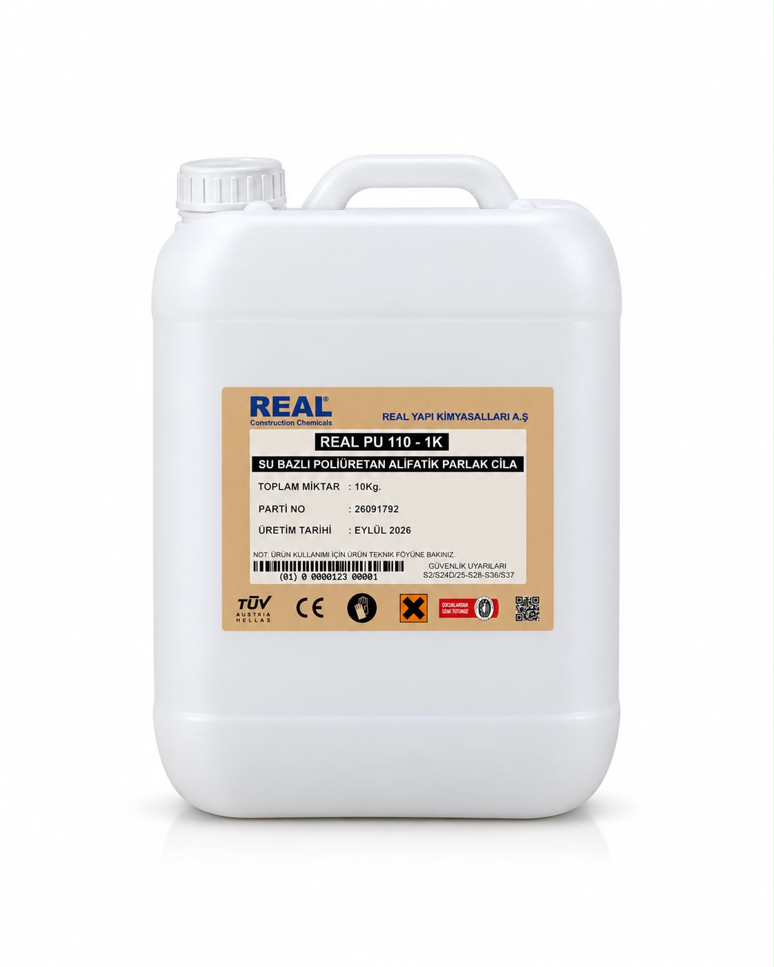 REAL PU 110 - 1K POLİÜRETAN PARLAK CİLA