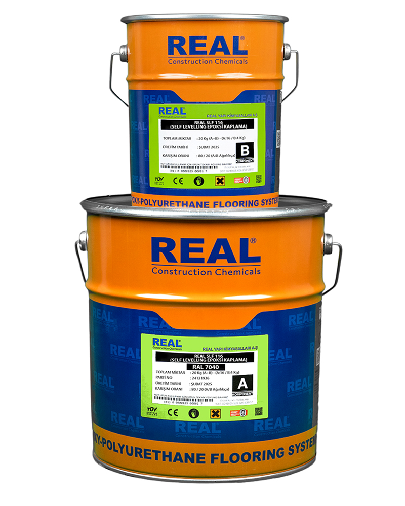 REAL SLF 120 - PARLAK GÖRÜNÜMLÜ SELF LEVELLİNG EPOXY