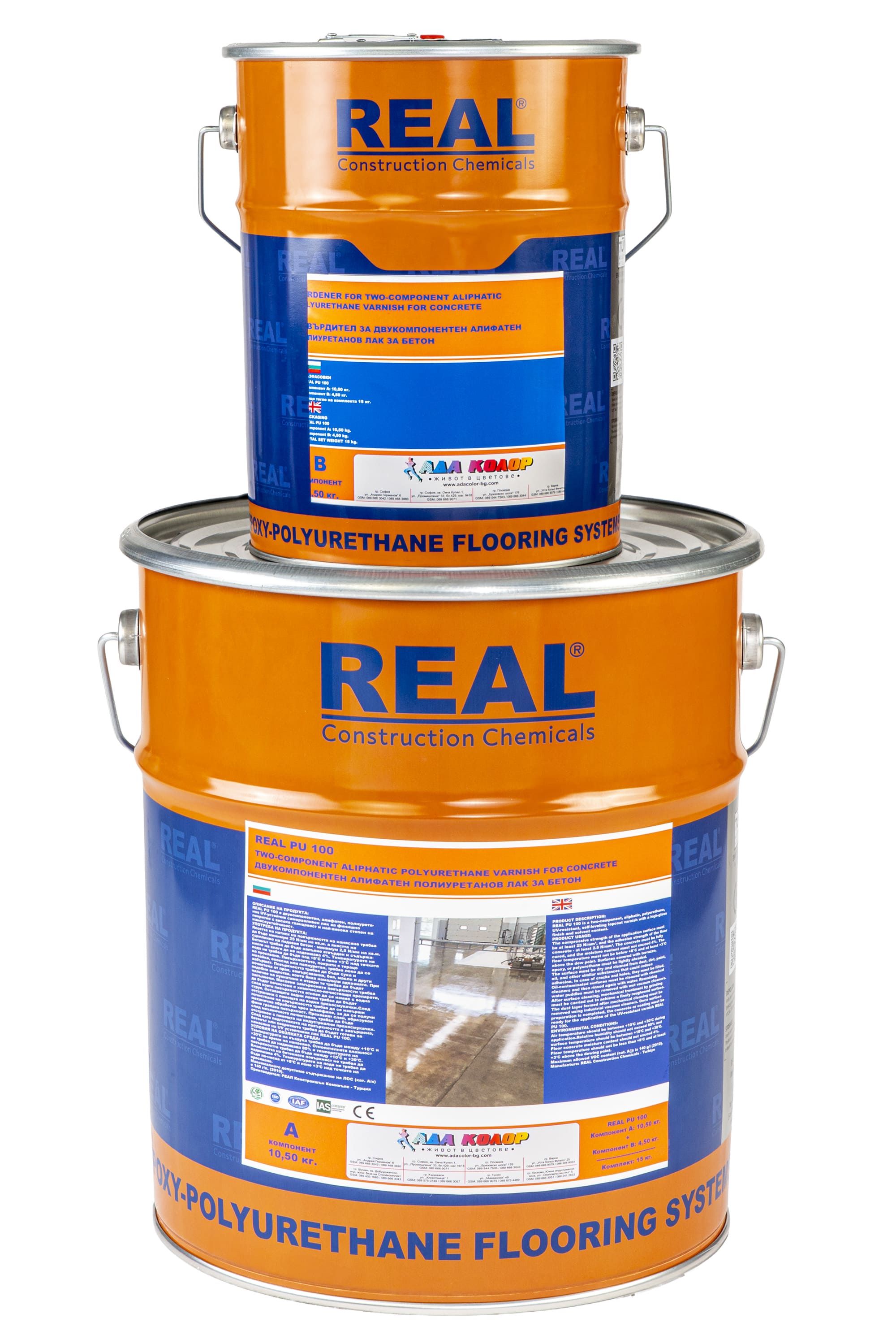 REAL PU 100 - UV DAYANIMLI POLİÜRETAN ALİFATİK CİLA